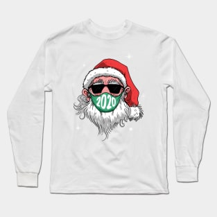 Masked Santa Claus Long Sleeve T-Shirt